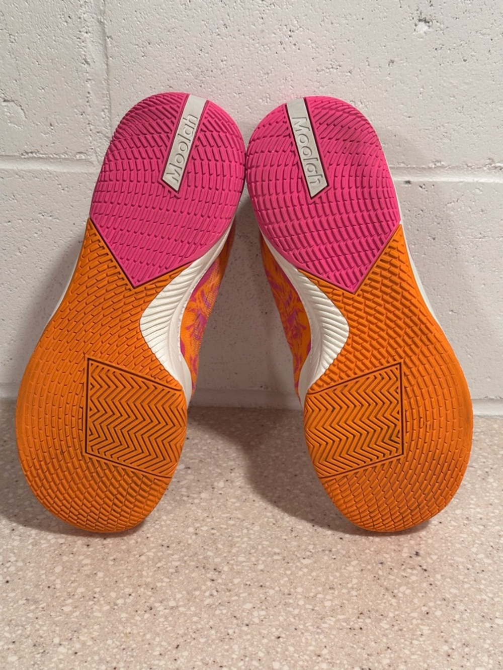 Moolah Neovolt Pro V2 Pink Orange White Basketball Shoes Women's Size 11 GUC - Picture 14 of 16